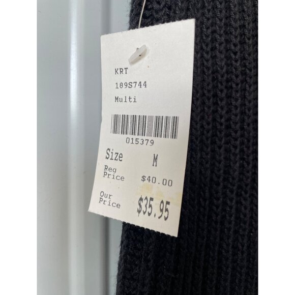 Y2K Monterey By Koret Sweater Vest Size Medium Ribbed Chunky Deadstock NEW - Picture 4 of 6